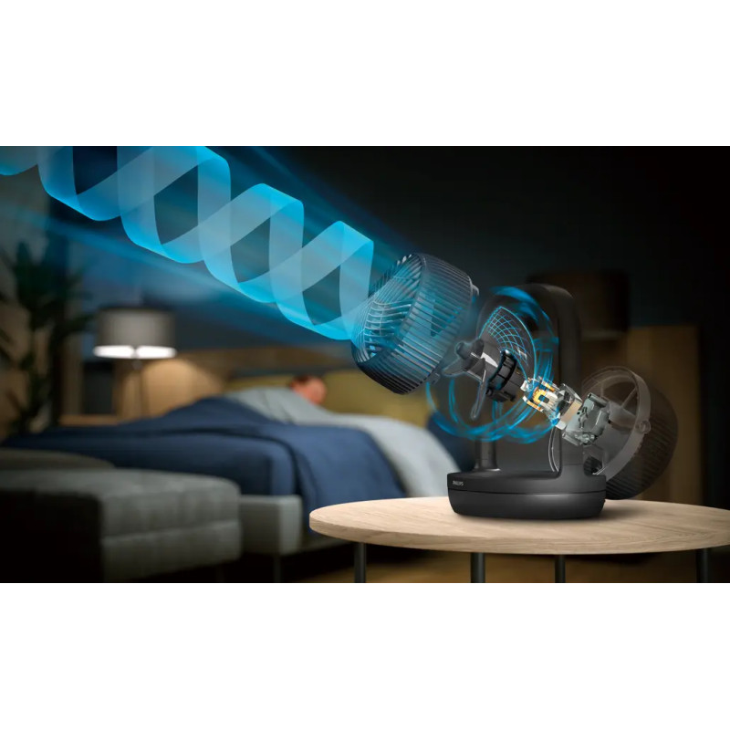 Ventilateur de table Serie 3000 noir - PHILIPS - CX3050/01