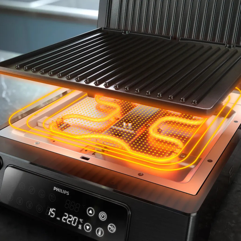 Grille-viande Series 7000 Noir - PHILIPS - HD6307/70