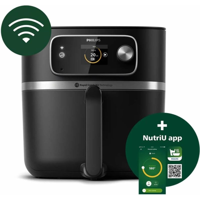 Friteuse sans huile connectée 8,3L 22-en-1 Serie 7000 - PHILIPS - HD9880/90