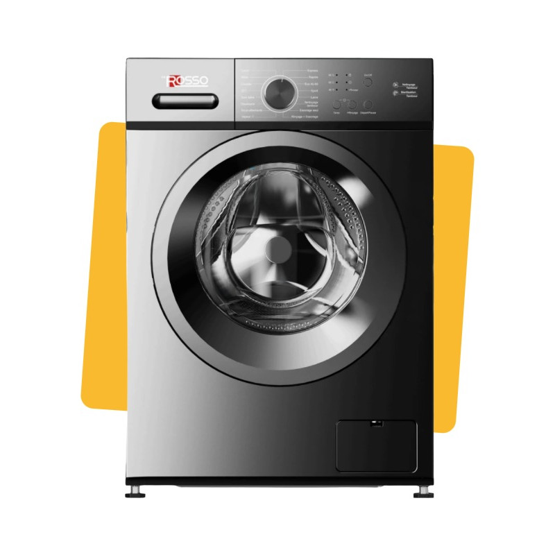 Lave-linge hublot 7 kg 1200 trs/min argent - DEROSSO - DRS-WM071200-G