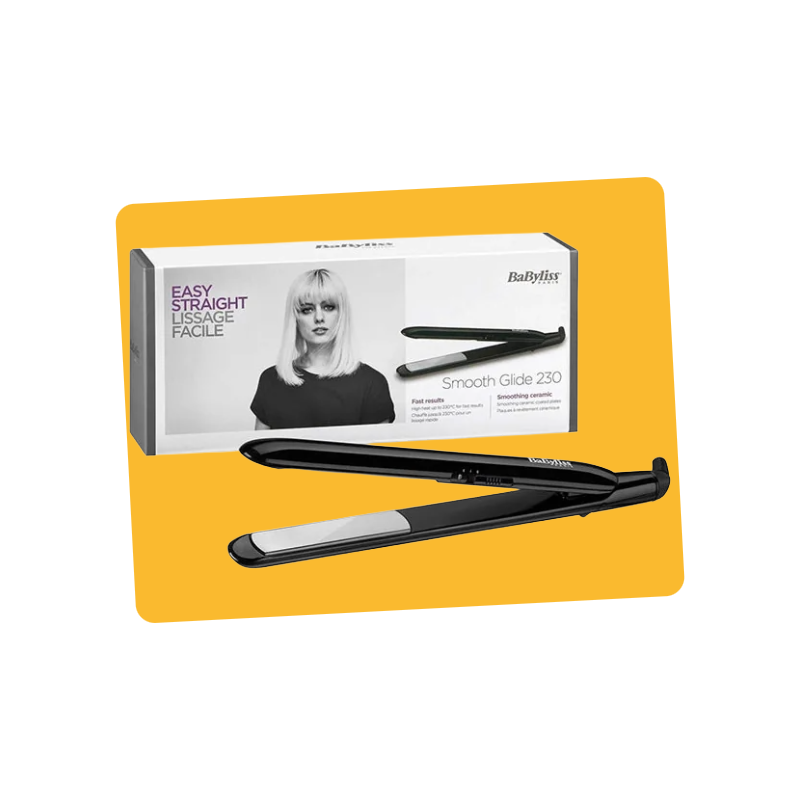 Fer à Lisser Smooth Glide 230 Noir - BABYLISS - ST240E