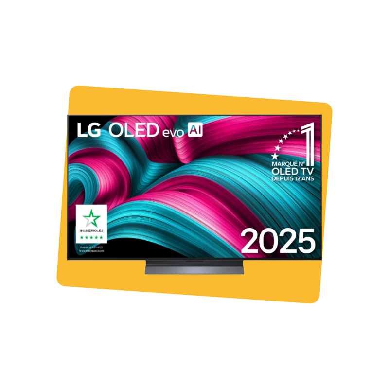 TV - OLED - LG - 139 cm - 4K - 120Hz - Smart TV - Processeur α9 AI 4K Gen8 - OLED55C54LA-AEU