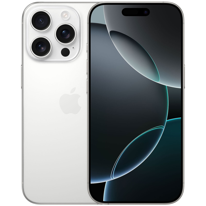 iPhone 16 128 Go White Titanium  - Reconditionné A+ Garantie 2 ans – ReFé