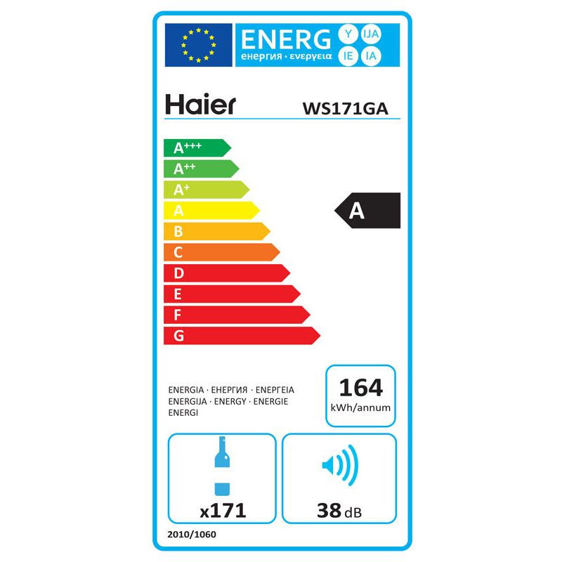 Cave à vin plus de 150 bouteilles HAIER -  WS171GA