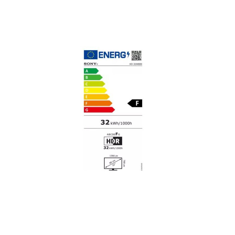 TV - LED - SONY - 80 cm - 4K - 60 Hz - Smart TV - KD32W800P1AEP
