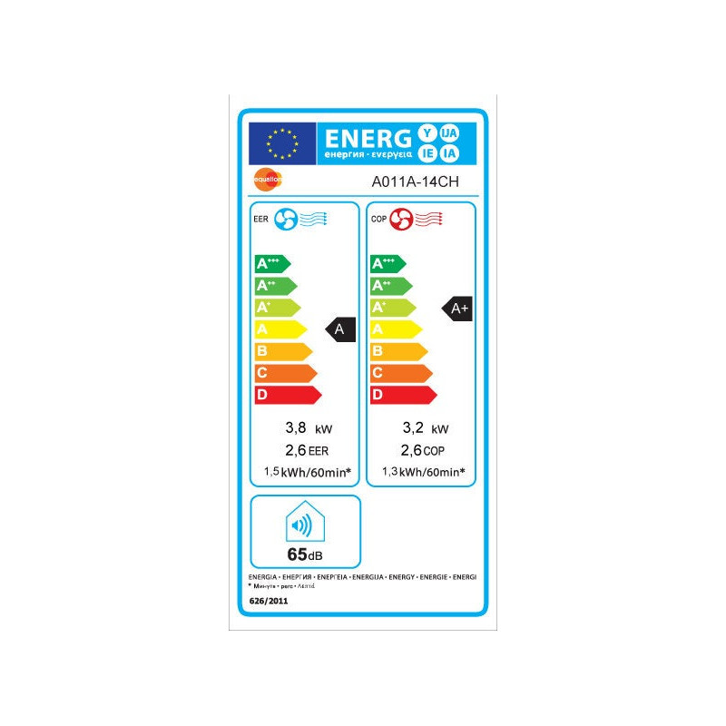 Climatiseur mobile design 14000 Btu EQUATION