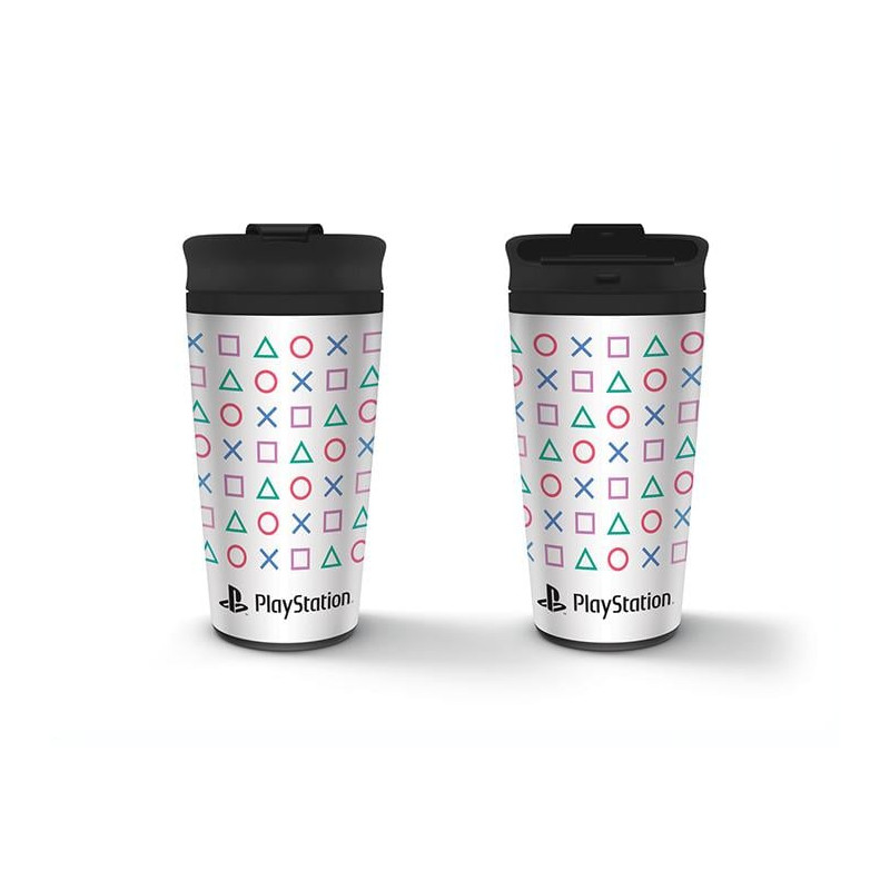 Mug de voyage isotherme Playstation blanc - AR02047