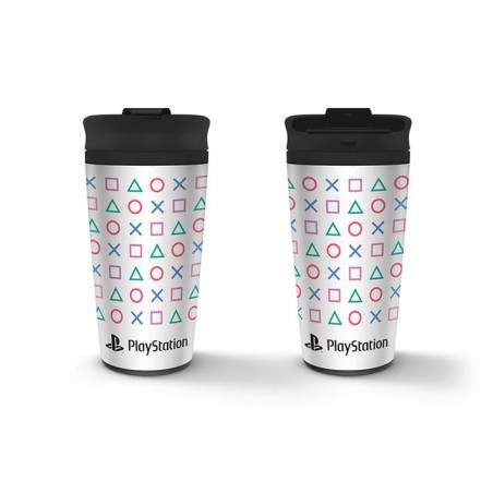 Mug de voyage isotherme Playstation blanc - AR02047