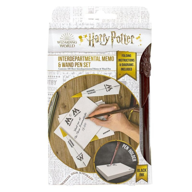 Set memo et stylo Harry Potter, Ministère de la Magie - AR02043