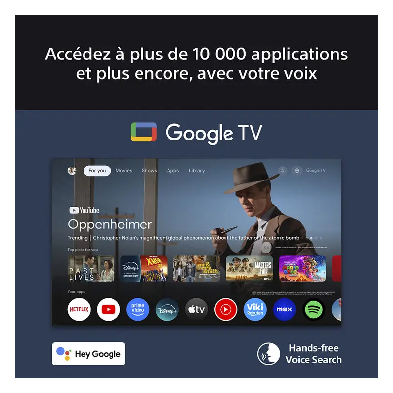 TV - OLED - SONY - 164 cm - 4K - 120Hz - Smart TV - K65XR8M25B-CEI
