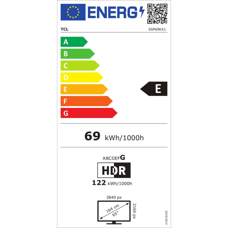 TV - LED - TCL - 164 cm - 4K - 50Hz - Smart TV - 65P69K