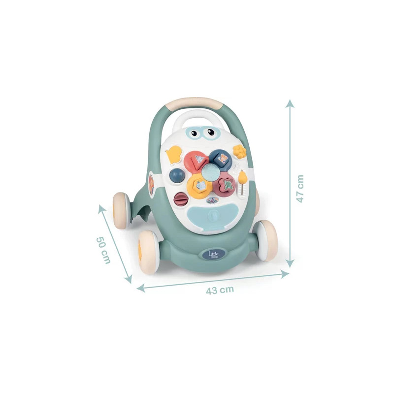 Trotteur Little 3en1 SMOBY - Dès 12 mois
