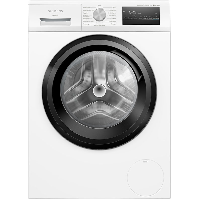 Lave-linge hublot 1200 tr/min 8 kg Blanc - SIEMENS - WM12N228FR