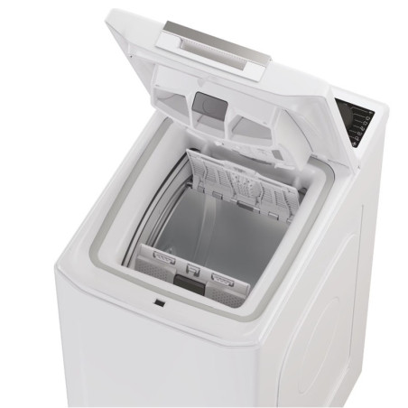 Lave-linge top 7kg 1400trs/min blanc - HAIER - THASN476TM4-S