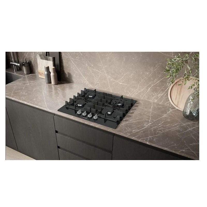 Table de cuisson gaz IQ300 4 foyers Noir - SIEMENS - EN6B6HK40