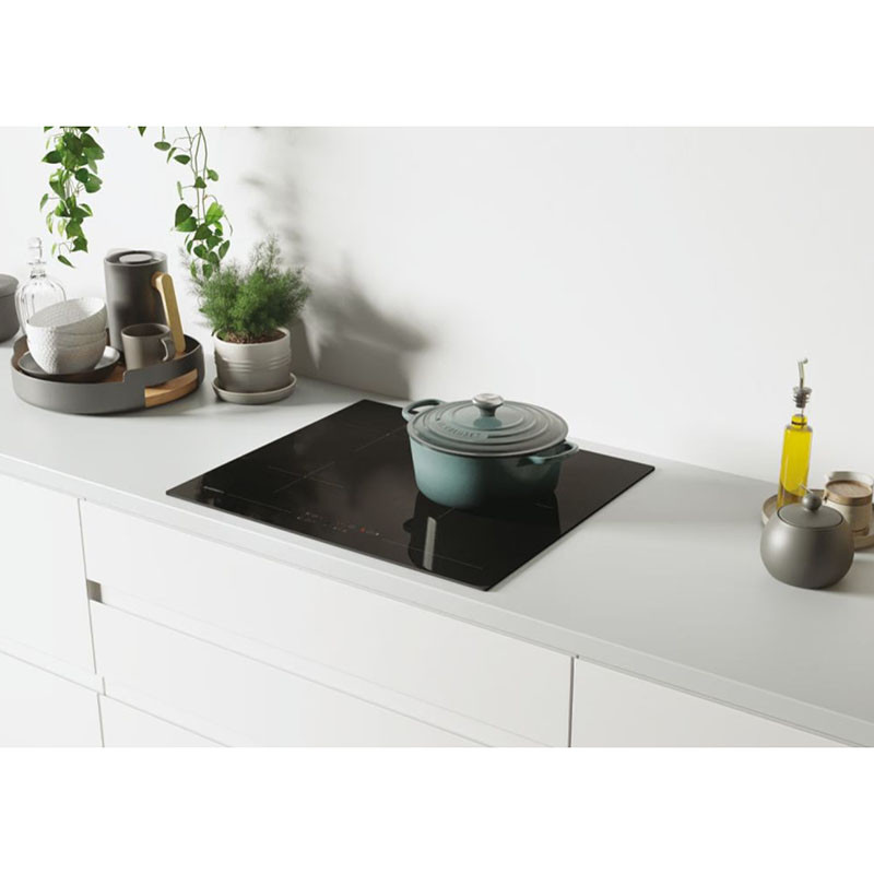 Table de cuisson vitrocéramique Nouveau Origine 3 feux 5500 W Noir - ROSIERES - RKD73CT