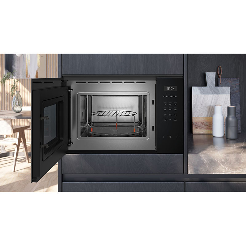 Micro-ondes combiné encastrable avec grill 25 L Noir - SIEMENS - BE555LMB1F