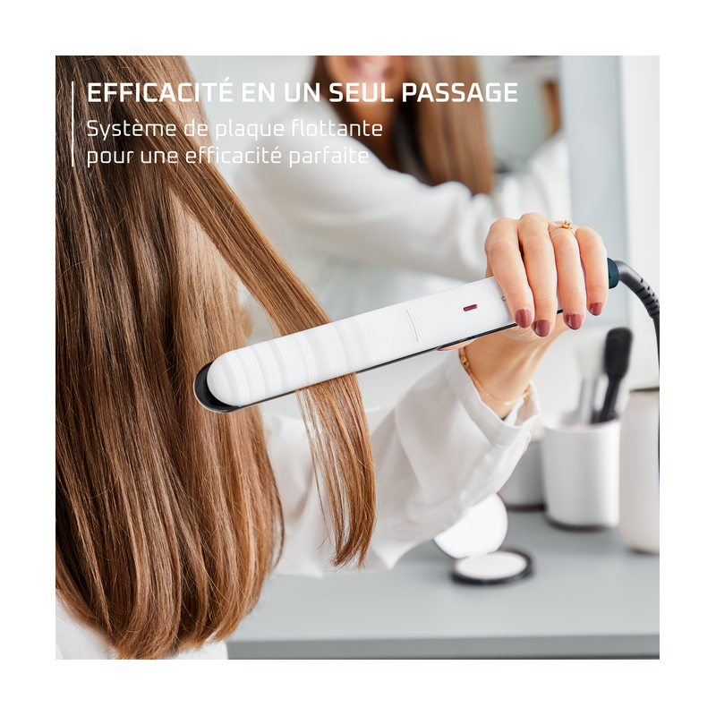Lisseur à cheveux Optiliss Blanc - ROWENTA - SF3216F0