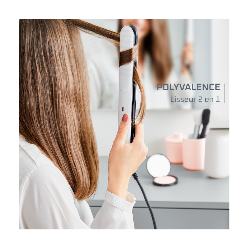 Lisseur à cheveux Optiliss Blanc - ROWENTA - SF3216F0