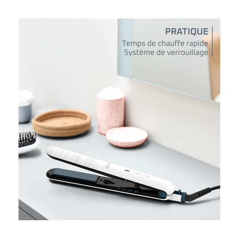 Lisseur à cheveux Optiliss Blanc - ROWENTA - SF3216F0