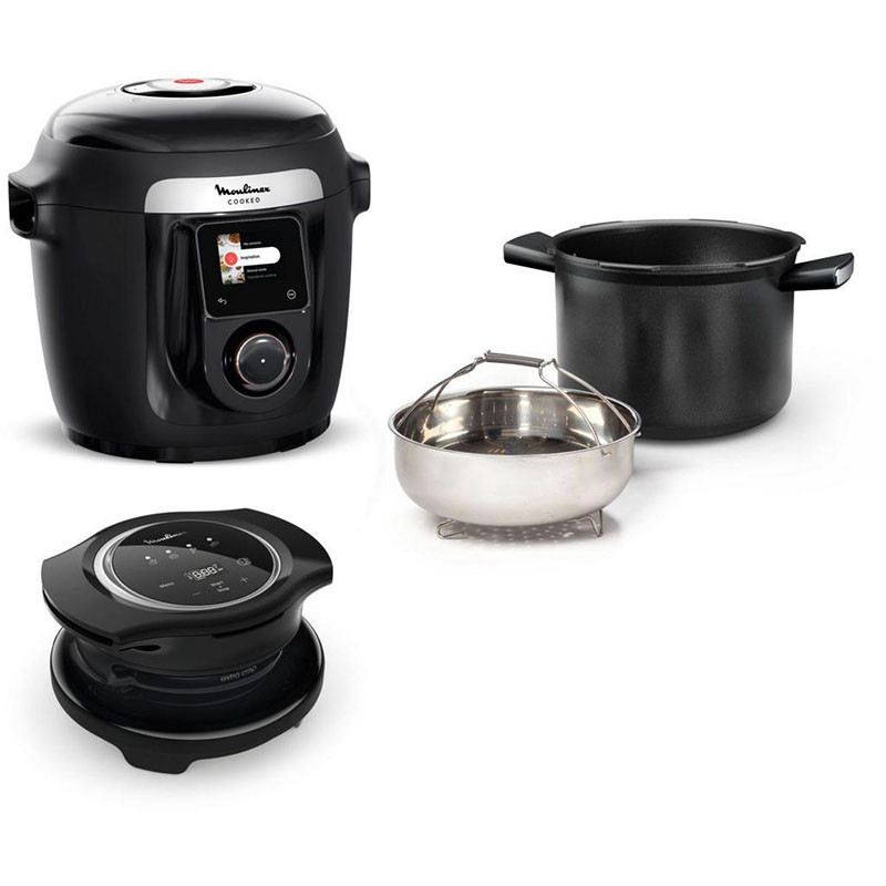 Multicuiseur intelligent connectée Cookéo + Extra Crisp - MOULINEX - YY5449FB