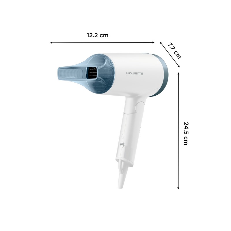 Sèche-cheveux Express 1600W Blanc Neige /Bleu - ROWENTA - CV1836F0