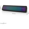 Enceinte Bluetooth sans fil 18 W Noir - NEDIS - SPBT2006BK