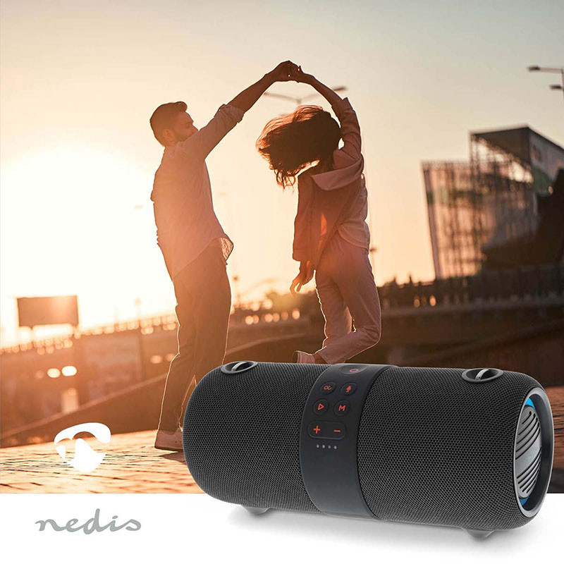 Enceinte Bluetooth portable 40 W Noir - NEDIS - SPBT2480BK