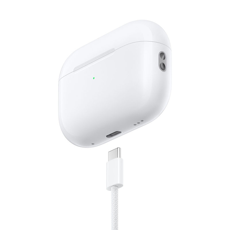 AirPods Pro 2ᵉ génération boîtier de charge MagSafe USB‑C Blanc - APPLE - MTJV3ZM/A