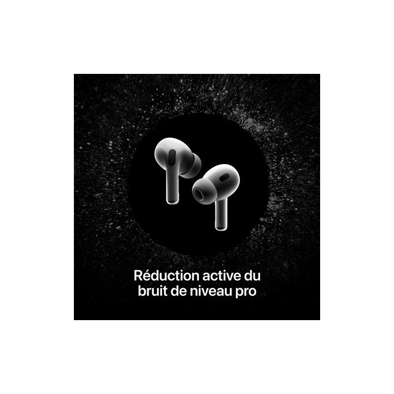 AirPods Pro 2ᵉ génération boîtier de charge MagSafe USB‑C Blanc - APPLE - MTJV3ZM/A