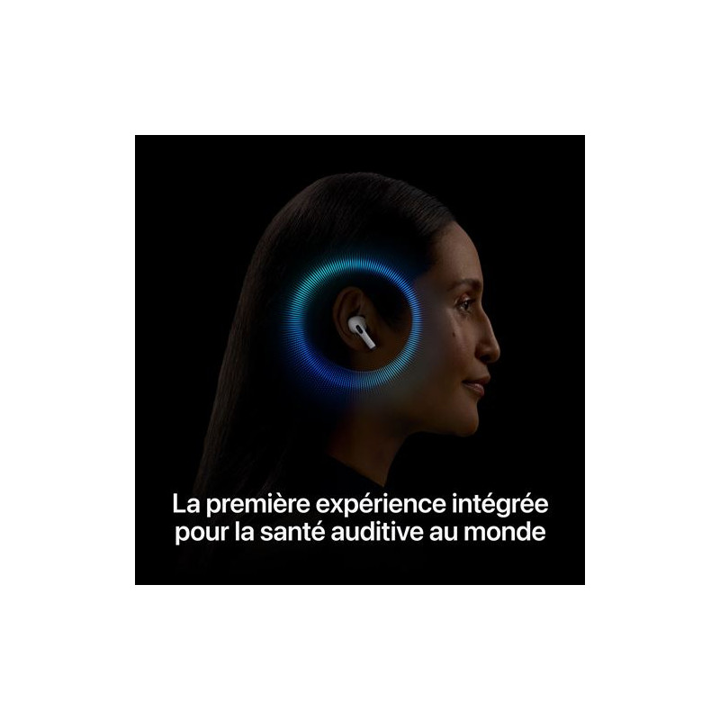 AirPods Pro 2ᵉ génération boîtier de charge MagSafe USB‑C Blanc - APPLE - MTJV3ZM/A