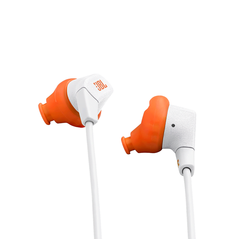 Écouteurs sans fil Bluetooth Endurance Run 3 Blanc/Orange - JBL - JBLENDURRUN3WHT