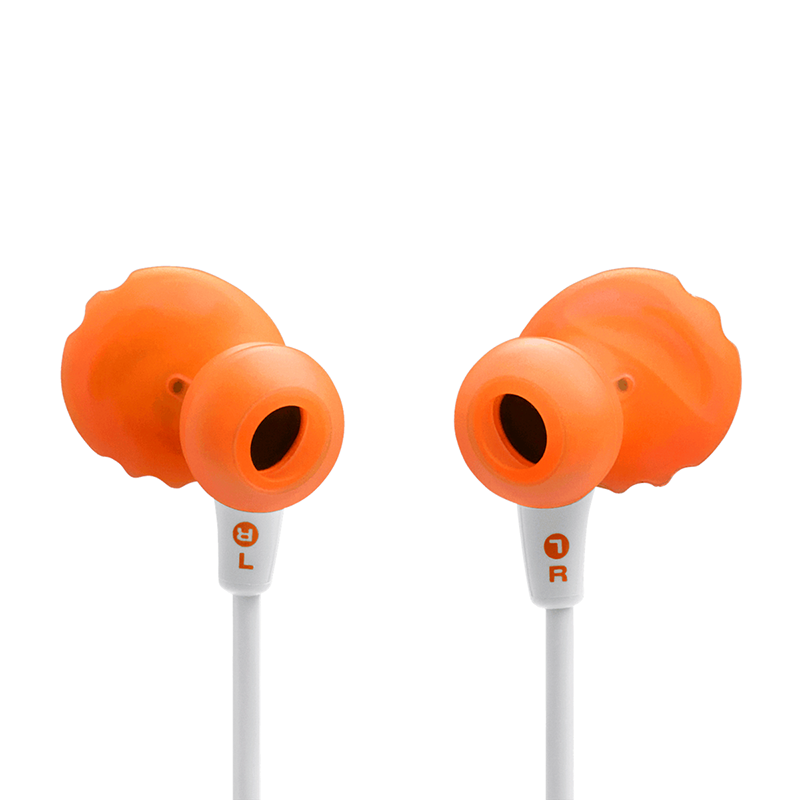 Écouteurs sans fil Bluetooth Endurance Run 3 Blanc/Orange - JBL - JBLENDURRUN3WHT