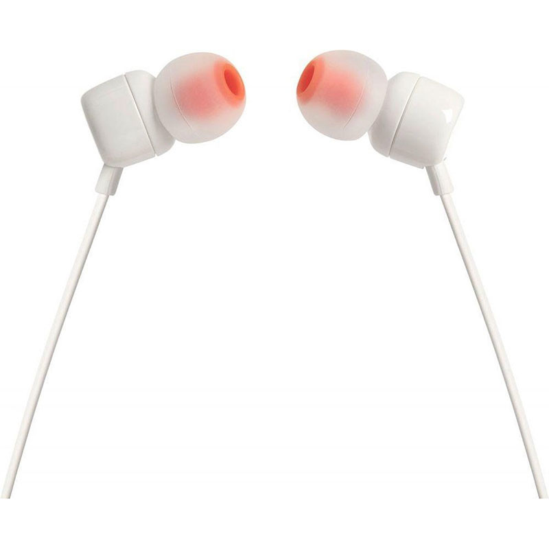 Écouteurs intra-auriculaires T110 Blanc - JBL - JBLT110WHTE