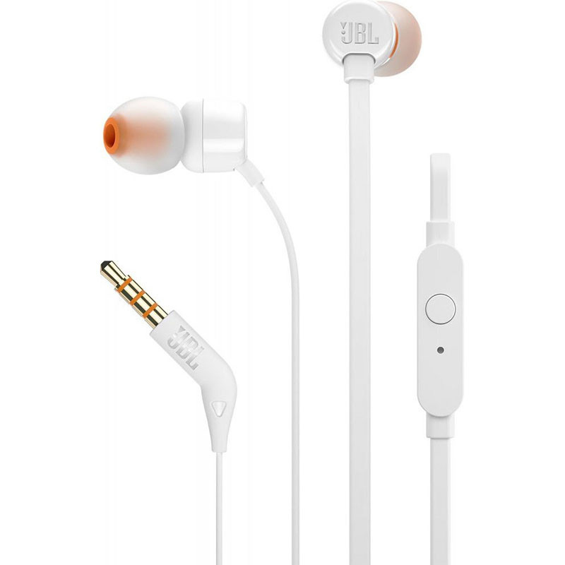 Écouteurs intra-auriculaires T110 Blanc - JBL - JBLT110WHTE