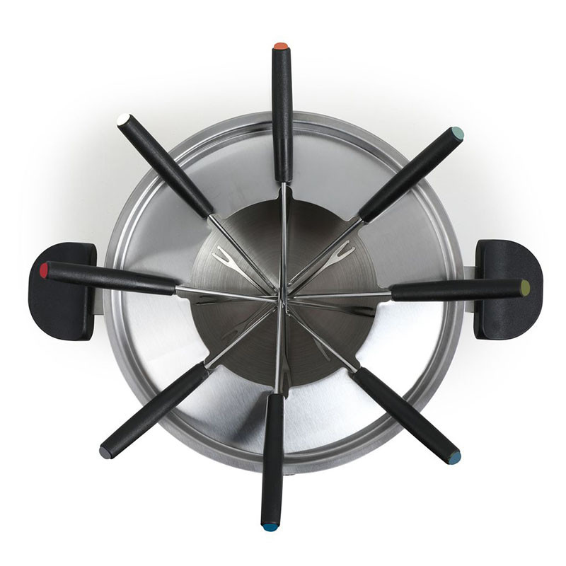 Fondue électrique 8 Fourchettes 1000 W Inox - LIVOO - DOC263