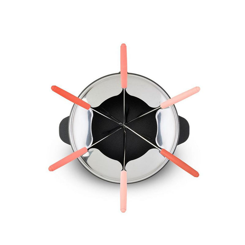Fondue électrique 6 fourchettes 650 W Noir - LIVOO - DOC308