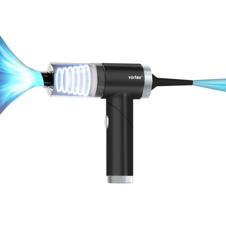 Aspirateur à main pliable 60 Noir - VORTEX - CRC100BLACK