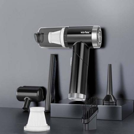 Aspirateur à main pliable 60 Noir - VORTEX - CRC100BLACK