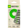 Chargeur de piles USB E821 Recyko 4 piles AA 2100mAh + 4 piles AAA 850mAh Noir/Gris - GP - 202267