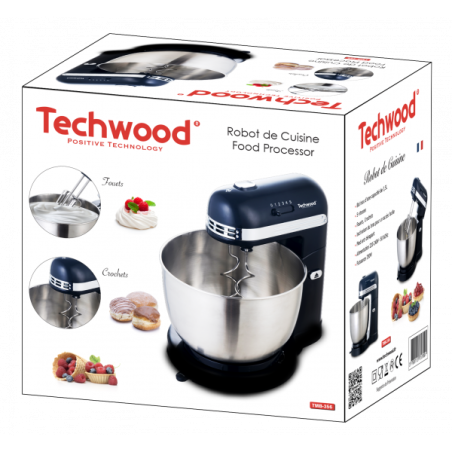 Robot pâtissier 3,5L Noir - TECHWOOD - ROBTMB356TECH