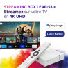 Box TV android 4K ultra HD 16Go - STRONG - STRONG_LEAPS3+V2