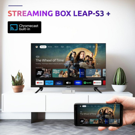 Box TV android 4K ultra HD 16Go - STRONG - STRONG_LEAPS3+V2