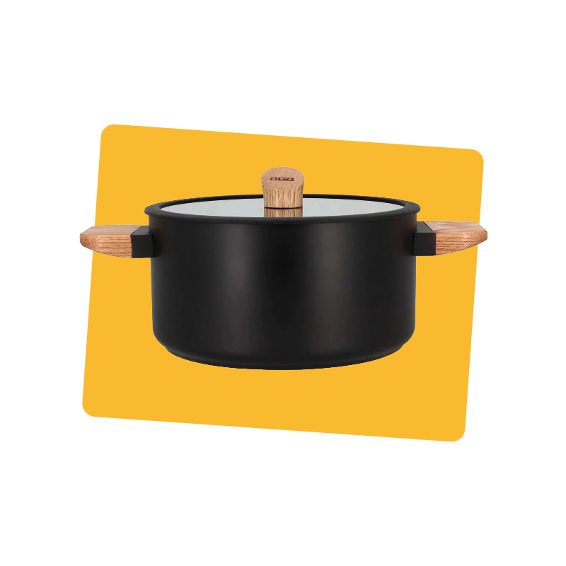 Faitout Ector 24cm Noir - OGO LIVING