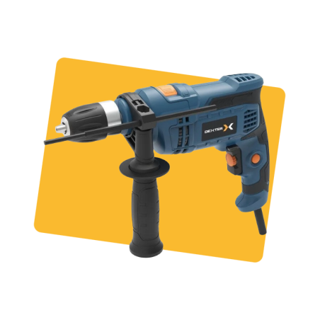 Perceuse À Percussion Filaire Dexter Dp5 900Id2.5. 900 W