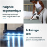 Aspirateur balai sans fil avec station de vidage automatique 500 W Blanc - EZICLEAN - CYCLOMAX R22 STATION