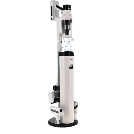 Aspirateur balai sans fil avec station de vidage automatique 500 W Blanc - EZICLEAN - CYCLOMAX R22 STATION