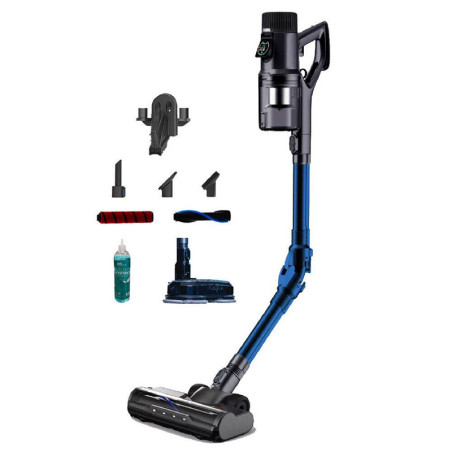 Aspirateur balai sans fil 250 W Gris/Bleu - EZICLEAN - CYCLOBOOST FR8 W