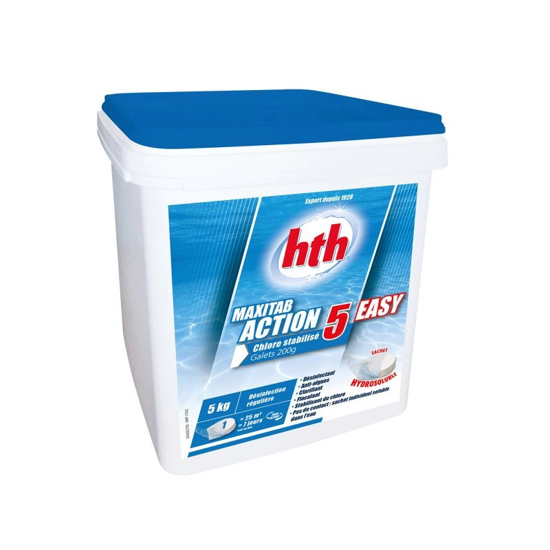 HTH CHLORE 5 ACTIONS