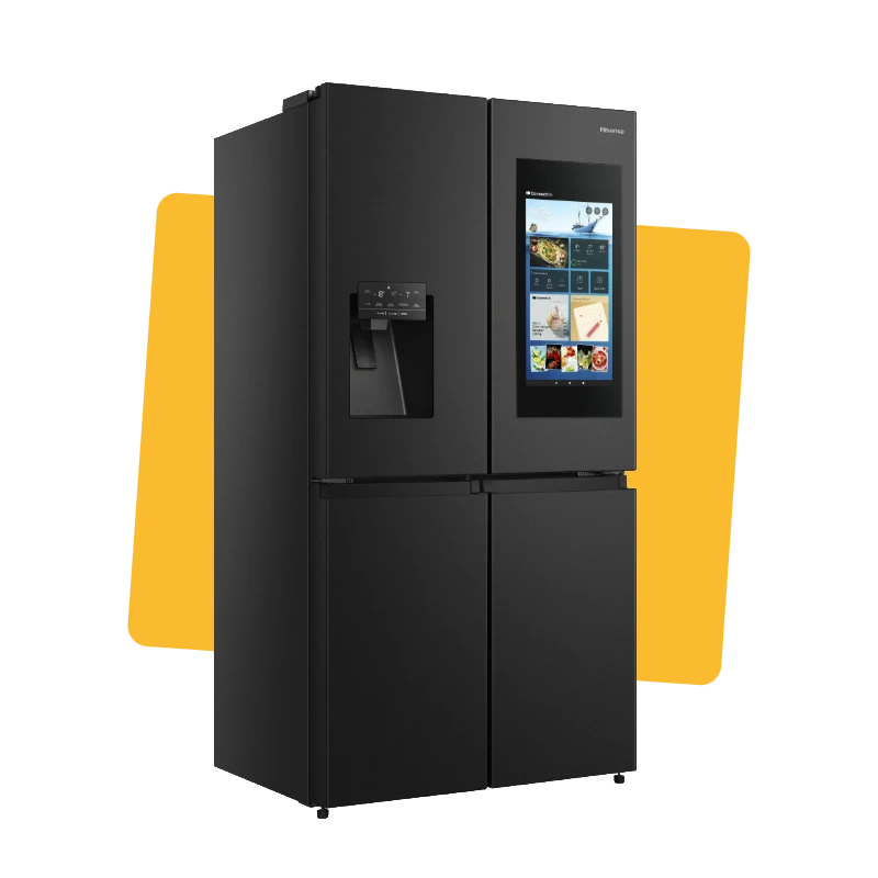 Hisense RQ760N4IFE frigo américain Pose libre 577 L E Noir